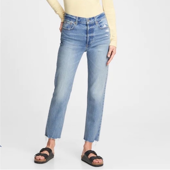 GAP Cheeky Straight High Rise Jean - Picture 1 of 6